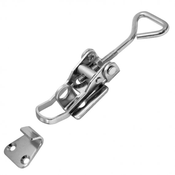 Lockable tensor latch inox
