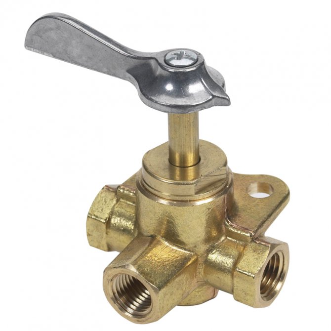 Fuel valve 3-way