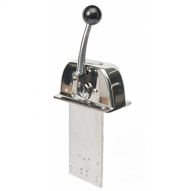 Single engine & throttle control lever TMC