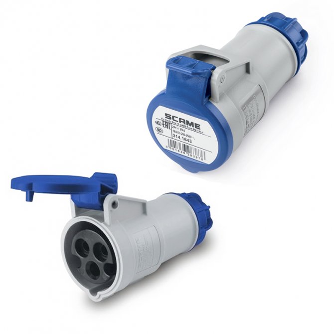 Πρίζα CEE θηλυκή 3 pin 16A