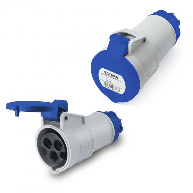 Πρίζα CEE θηλυκή 3 pin 32A