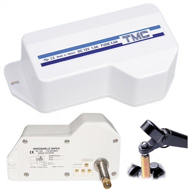 Wiper motor heavy-duty 12V TMC