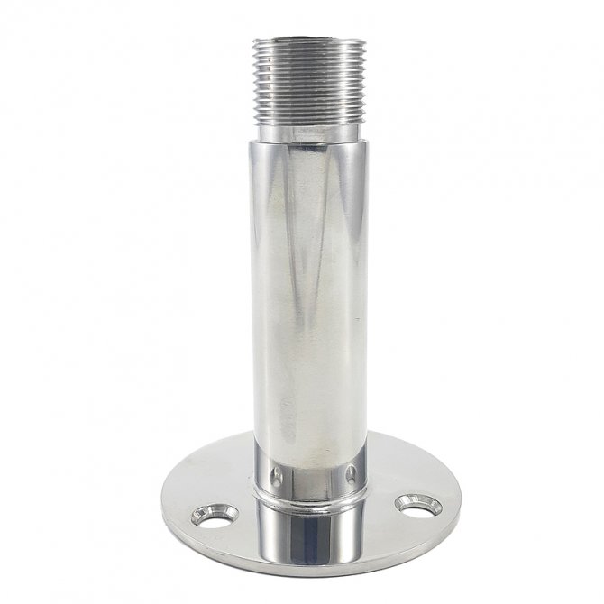 Inox steady base for antennas