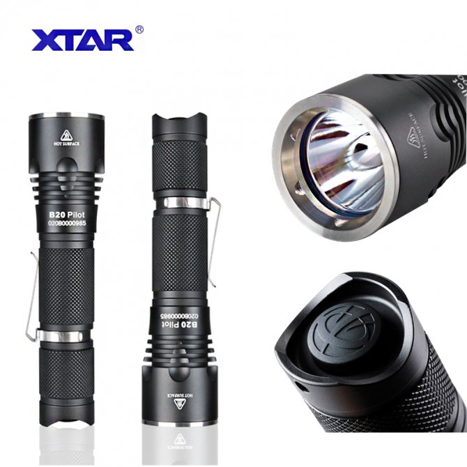 Φακός Pilot II B20 Xtar