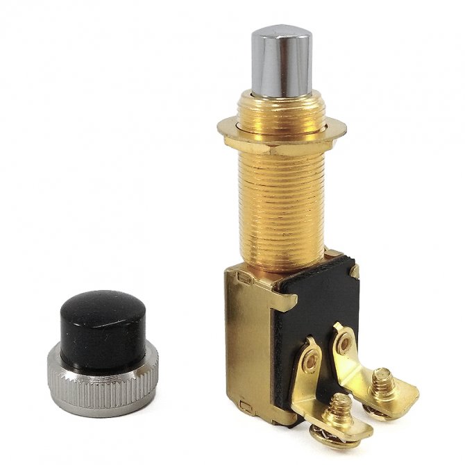 Push button horn switch (off / momentary on)