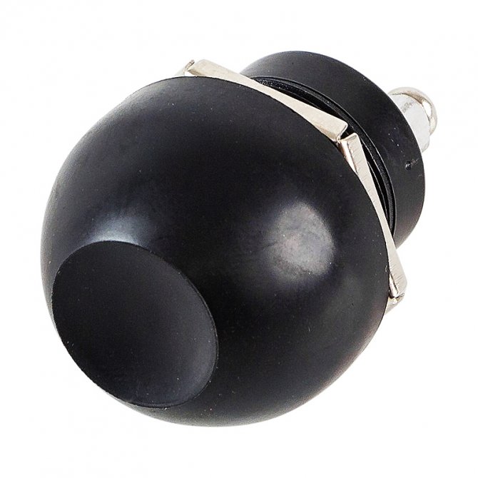 Rubber push button horn switch