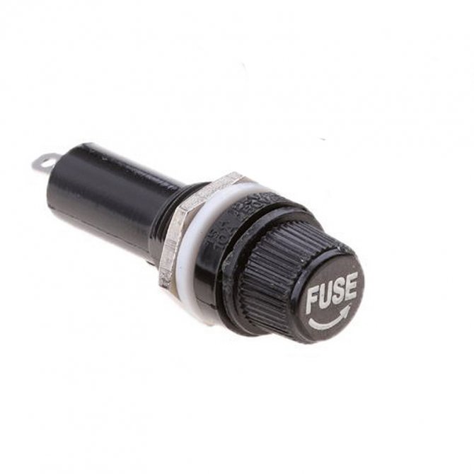 Fuse holders panel mount