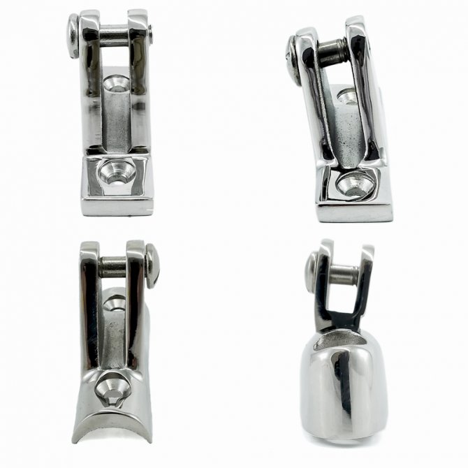 Βάση inox ποτηριού τέντας