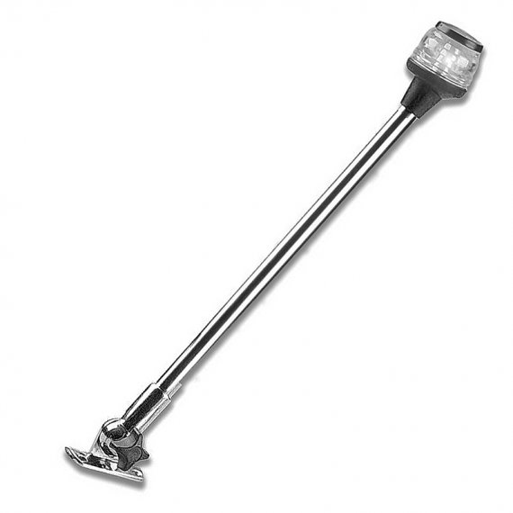 Ιστός πτυσσόμενος inox με χρωμέ βάση 53cm