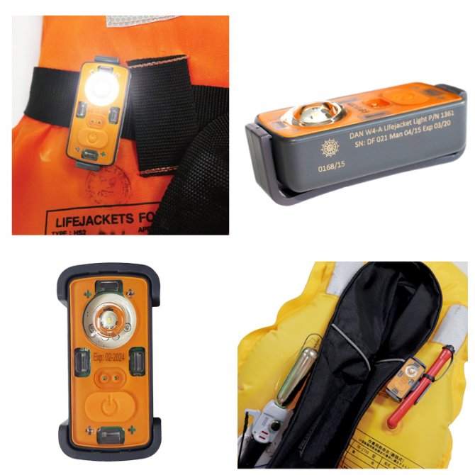 Λαμπάκι φουσκωτού σωσιβίου LED W4