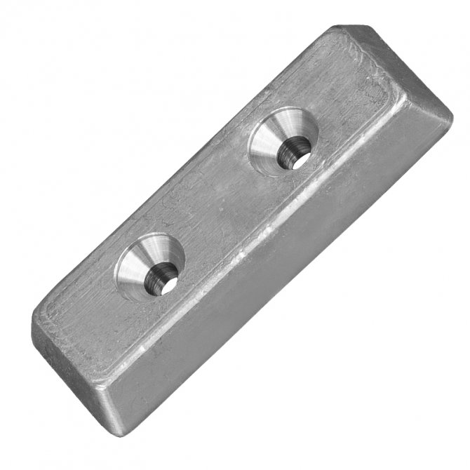 Ανόδιο πλάκα Williams 2 τρύπες TEC-S-Z1