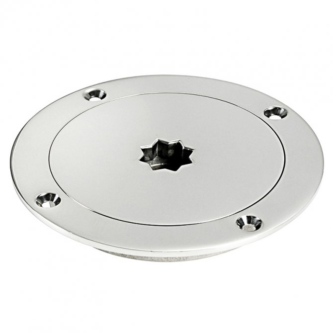 Θυρίδα ελέγχου inox 4"-145/101mm