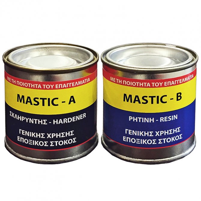 Εποξικός στόκος 2 συστατικών 500gr MASTIC