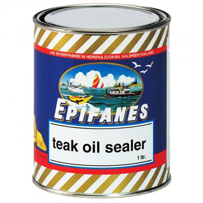 Teak oil sealer Epifanes 1Lt