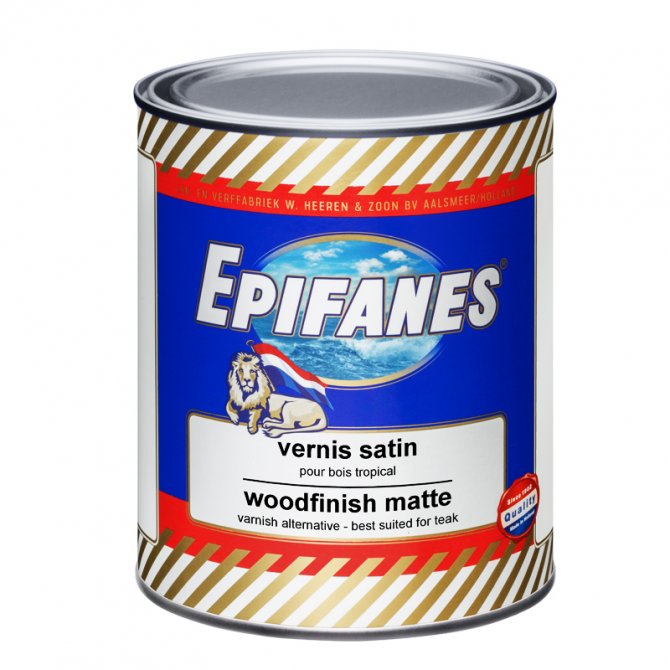 Βερνίκι Woodfinish matte Epifanes 1Lt