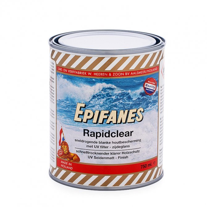 Βερνίκι Rapidclear Epifanes 0.75Lt
