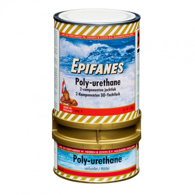 Poly-urethane yacht coating 2-comp. Epifanes