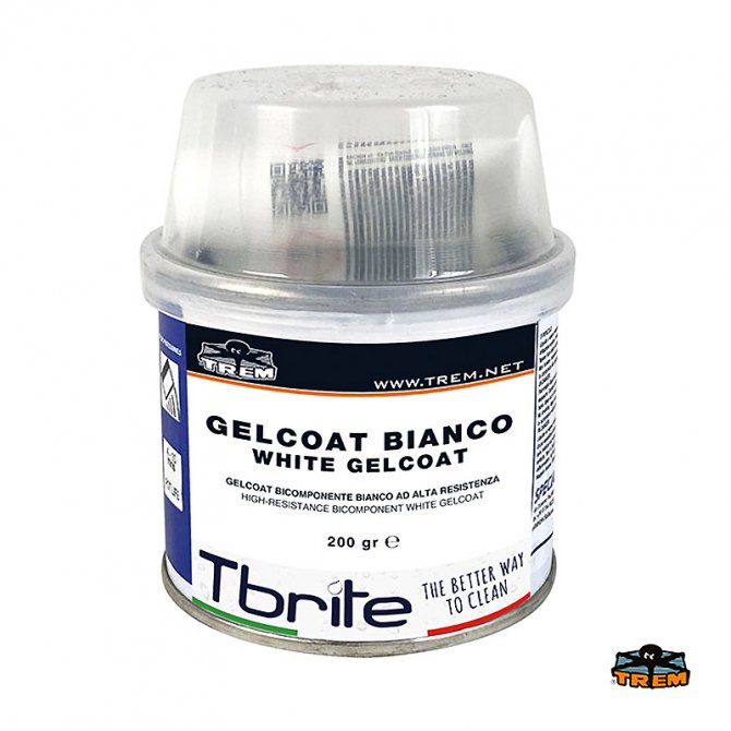 Στόκος Gel Coat filler 200gr Trem