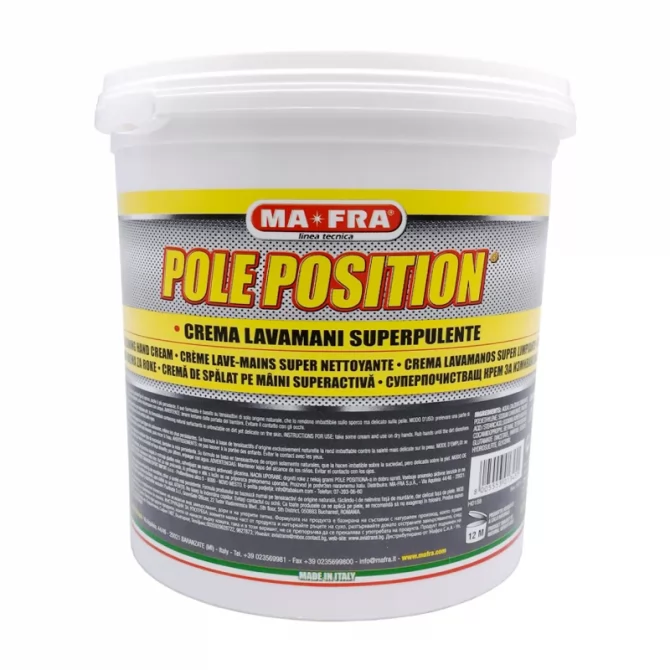 Καθαριστική κρέμα χεριών Pole Position 1Lt