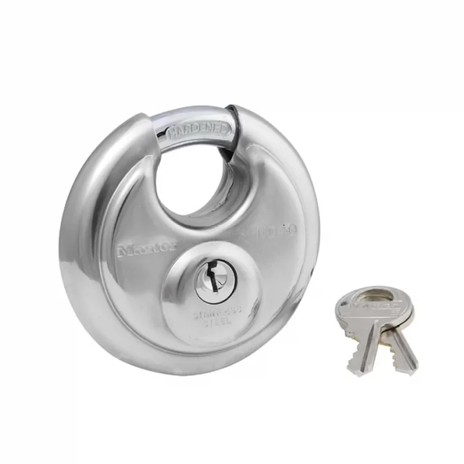 Λουκέτο δίσκος inox  Master Lock 70mm