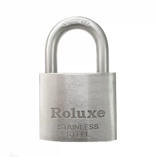 Short shackle inox padlock Roluxe