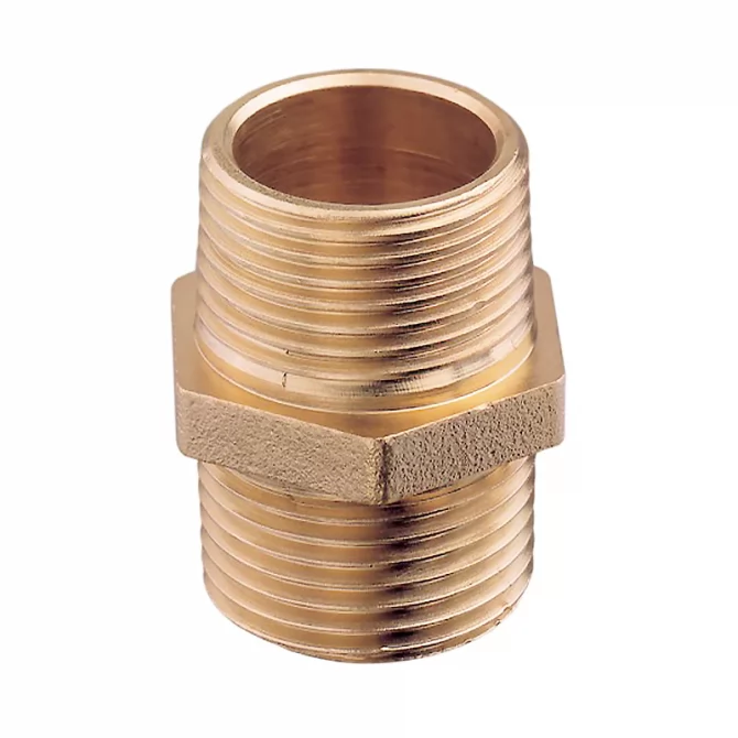 Μαστός αρσενικός εξάγωνος bronze 