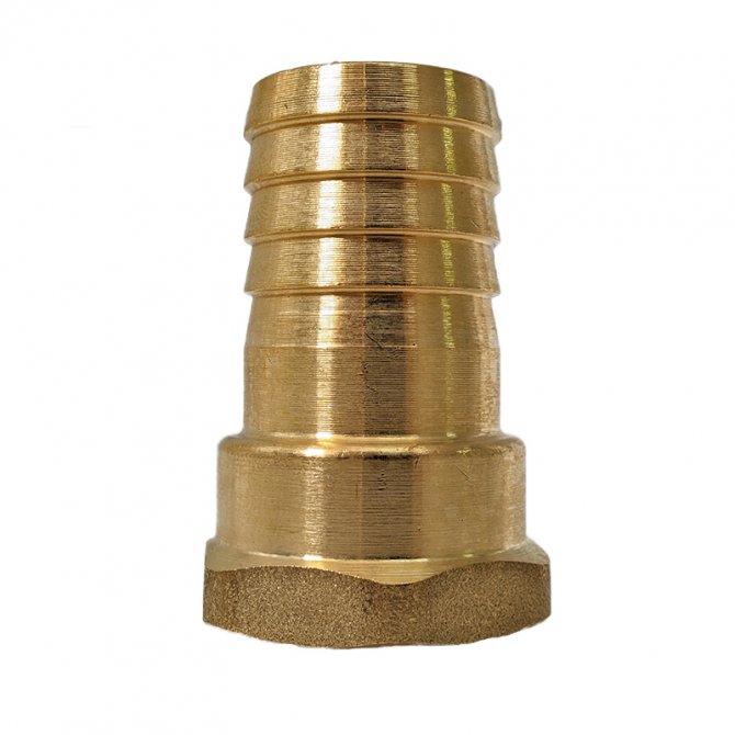 Ρακόρ θηλυκό με ουρά ορειχάλκινο BT 3/4"x20mm