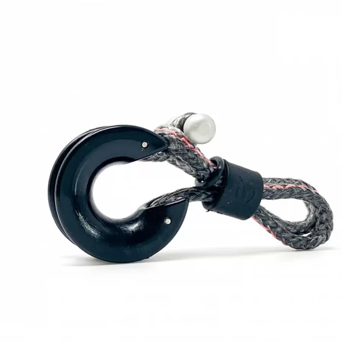 Textile hook friction pulley Nodus