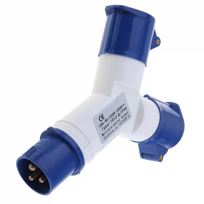 Πρίζα αντάπτορας CEE Y 16Α αρσενικό - θηλυκό