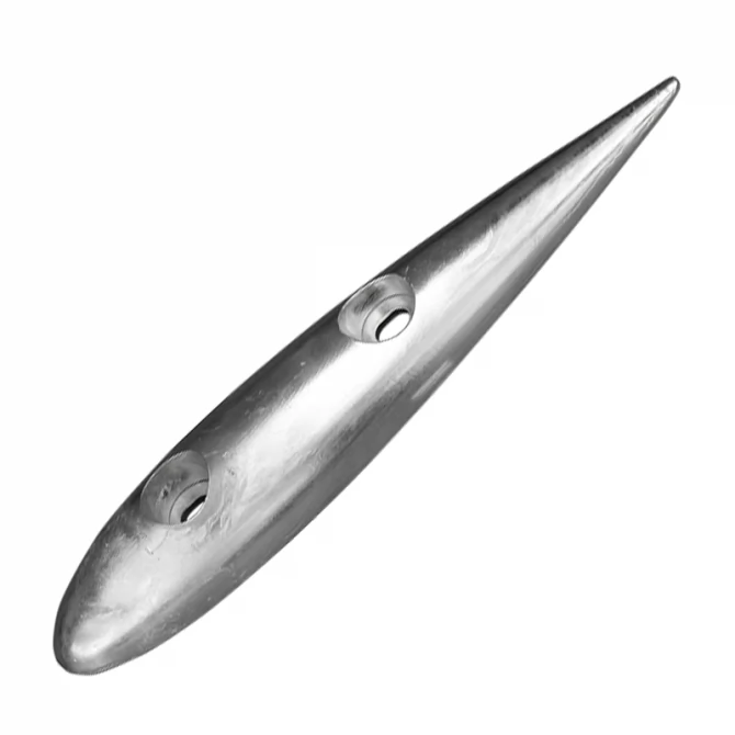 Aluminum bolt on anode hydrofoil NACA08AL