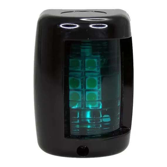 Φανός πλευρικός πράσινος μίνι μαύρο σώμα