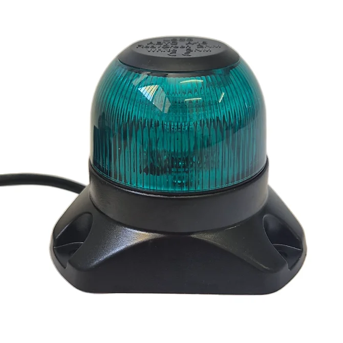 Φανός περίβλεπτος πράσινος μαύρο σώμα